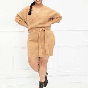 ELOQUII elements plus size dolman sleeve wrap dress size 26/28